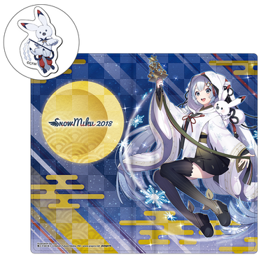 SNOW MIKU2018 スライド式手帳型スマートフォンケース【ni02ver.】※クリーナー付き