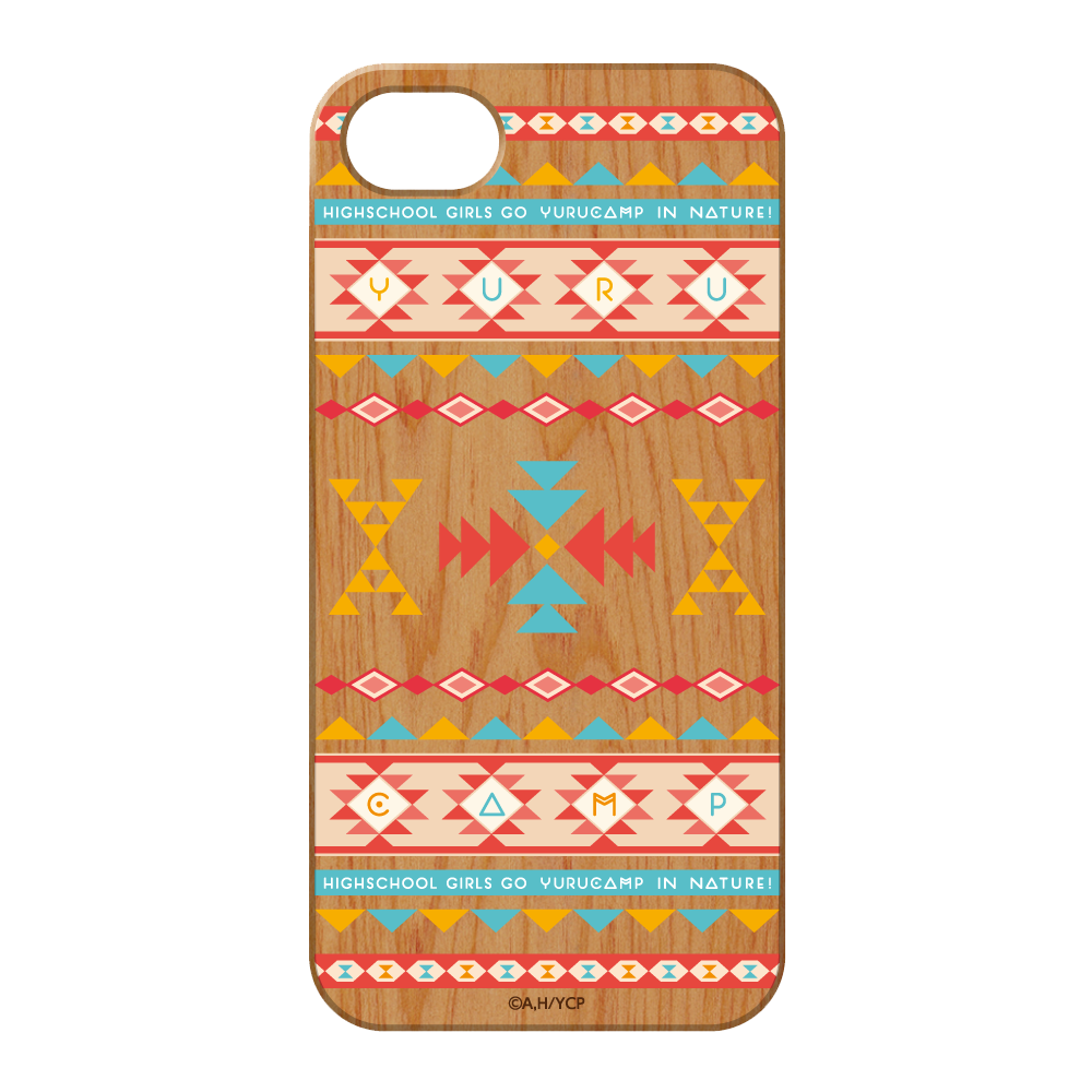 ゆるキャン△ 【iPhone8/7/6s/6専用】ウッドiPhoneケース
