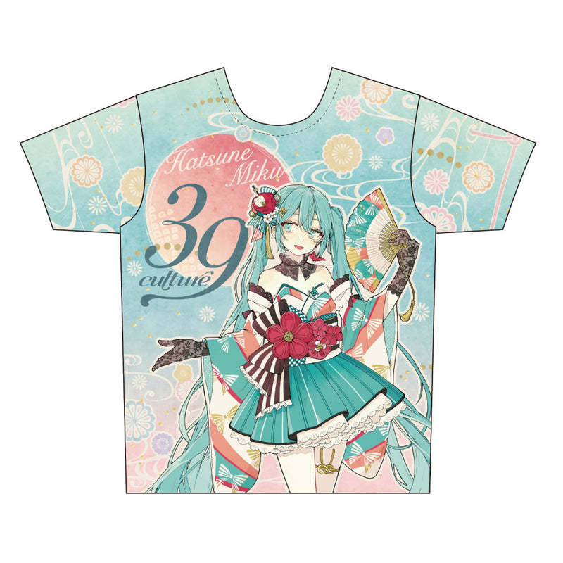 【39Culture World】フルグラフィックTシャツ
