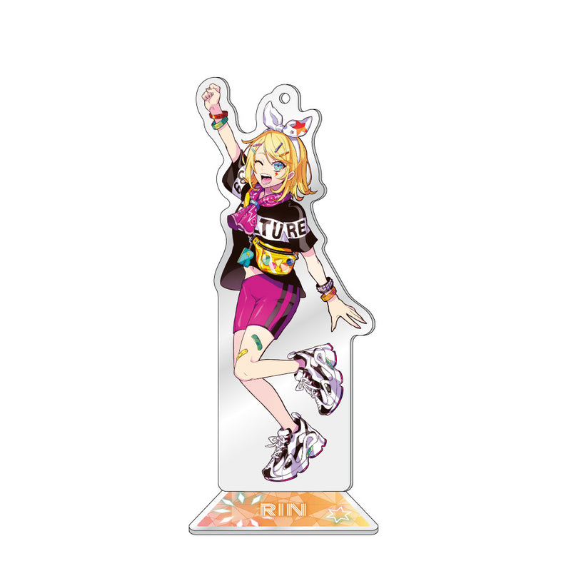 【39Culture Fes】スタンド付きアクリルキーホルダー【鏡音リン】