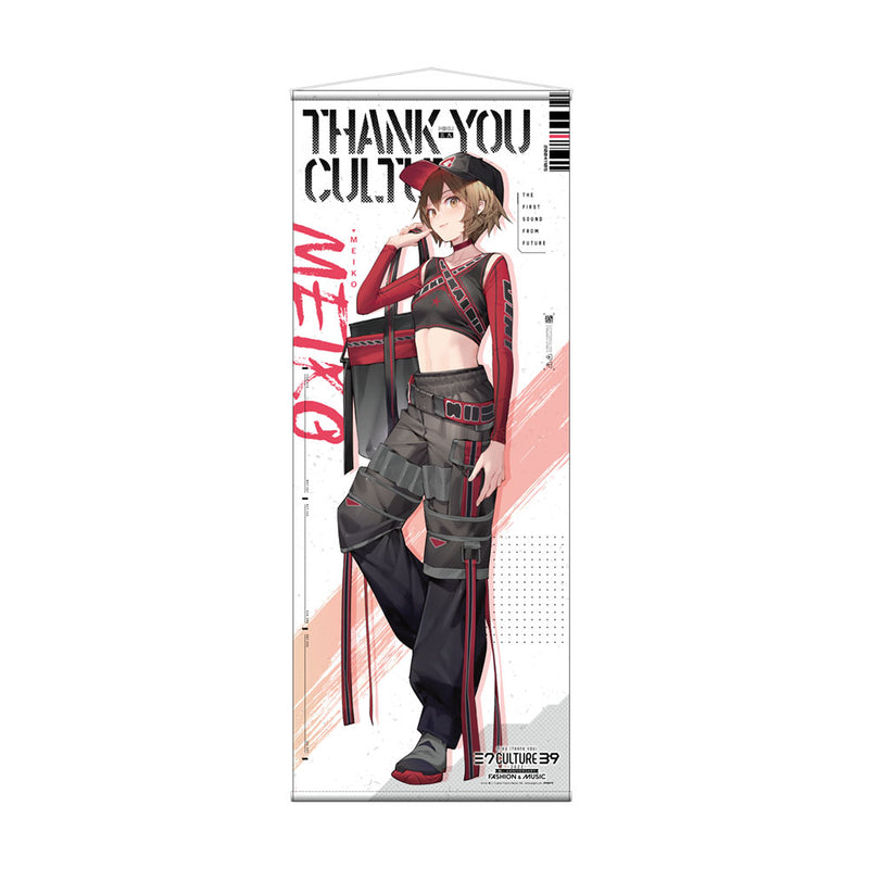 タペストリー(大型)　MEIKO FASHION 等身大タペストリー 「COCOLLABO×piapro 39Culture2022 5TH ANNIVERSARY FASHION ＆ MUSIC」 39Culture2022 MUSIC 等身大タペストリー/MEIKOver.| アニメ