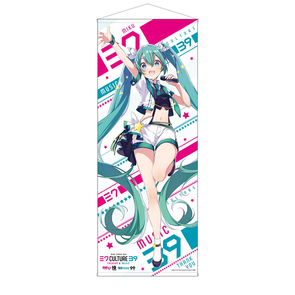 初音ミク 39culture 2020 等身大タペストリー 39Culture MUSIC】等身大タペストリー