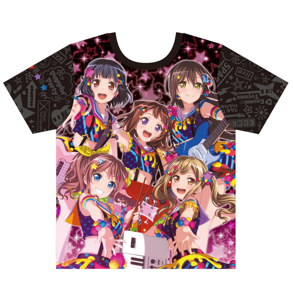 【BanG Dream!】Poppin' Party フルグラフィックTシャツvol.2