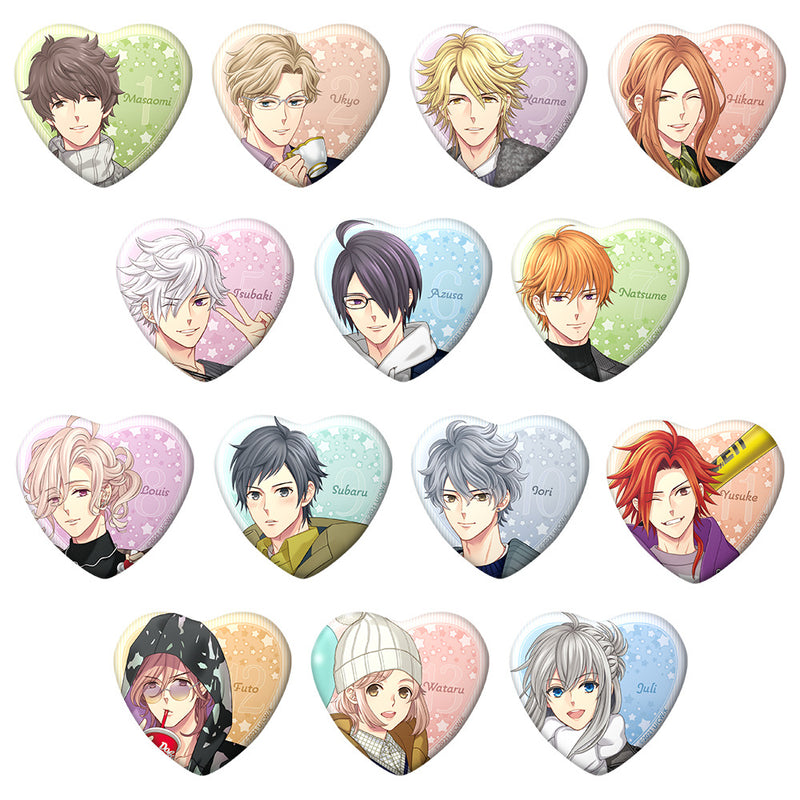 BROTHERS CONFLICT トレーディングハート缶バッジ Special Time!ver.（BOX）
