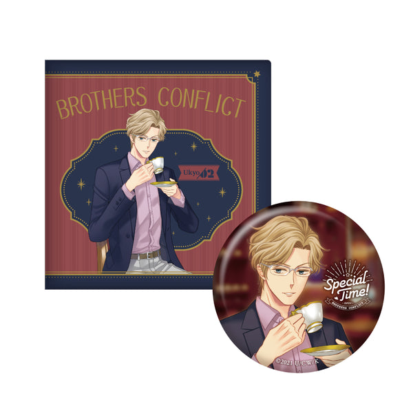 BROTHERS CONFLICT BIG缶バッジ付きコレクションケース Special Time!ver./右京