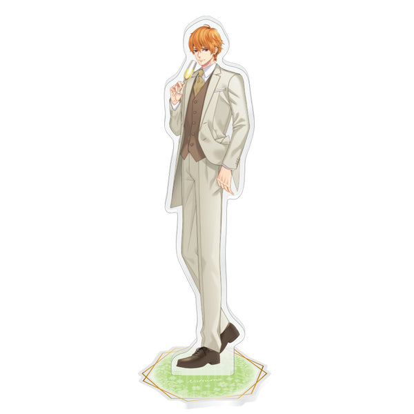 ブラザーズコンフリクト　ここに立てろよ　スマホスタンド　棗　アクリルスタンド BROTHERS CONFLICT』のキャラを印刷したスマホスタンド＆パス