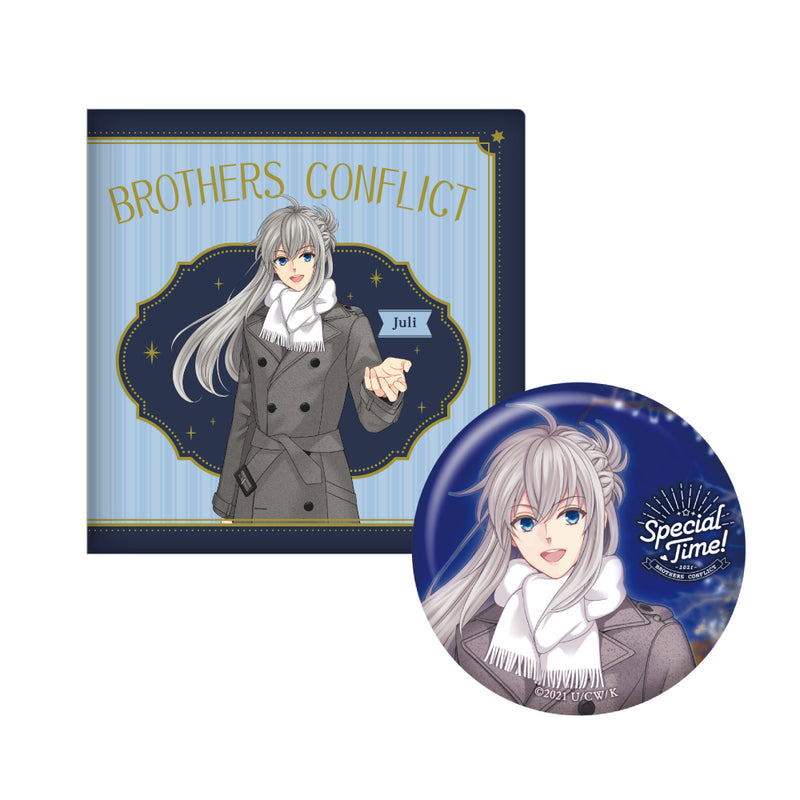 BROTHERS CONFLICT BIG缶バッジ付きコレクションケース Special Time!ver./ジュリ