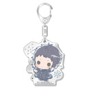 文豪ストレイドッグス ラメ入りアクリルキーホルダー 小雪日和ver./芥川龍之介