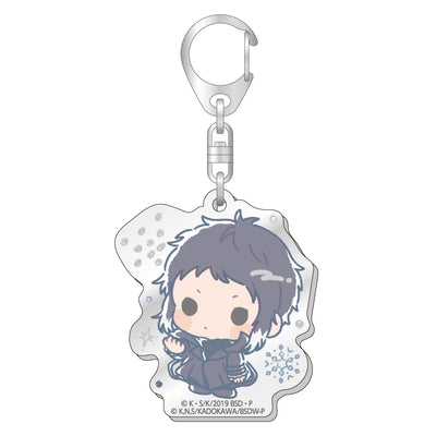 文豪ストレイドッグス ラメ入りアクリルキーホルダー 小雪日和ver./芥川龍之介