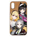 電音部 ウッドiPhoneケース/アザブエリア 【iPhoneX/Xs】