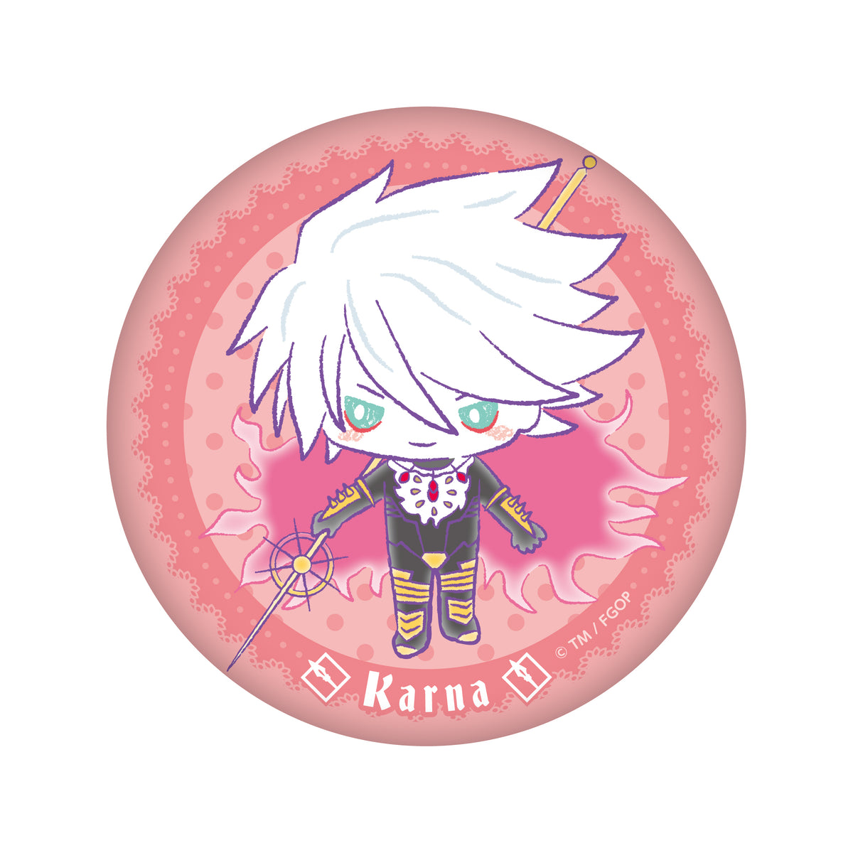 FGO カルナ サンリオ 缶バッジ Fate/Grand Order×サンリオキャラクターズ｜缶バッジ「Fate