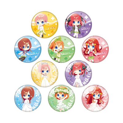 映画「五等分の花嫁」　トレーディングキラキラ缶バッジ（単品）