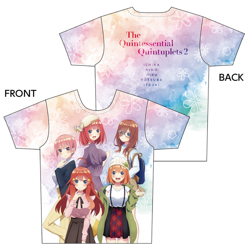 五等分の花嫁∬ フルグラフィックTシャツ