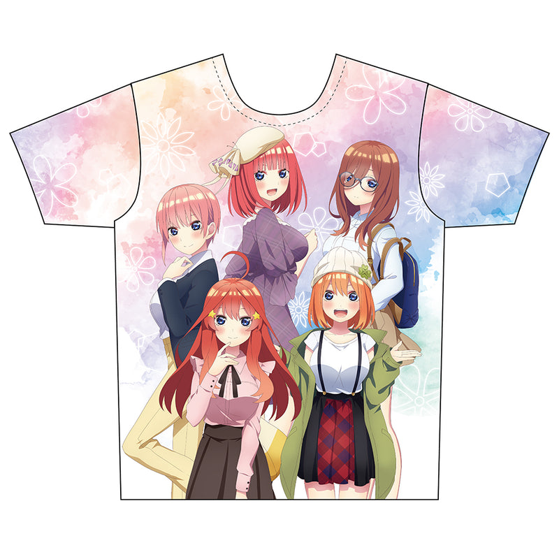 五等分の花嫁∬ フルグラフィックTシャツ