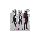 ガチ恋粘着獣 ～ネット配信者の彼女になりたくて～　ステッカー3枚セット/スバル