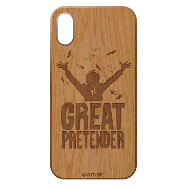GREAT PRETENDER 【iPhoneX Xs】ウッドiPhone ケース