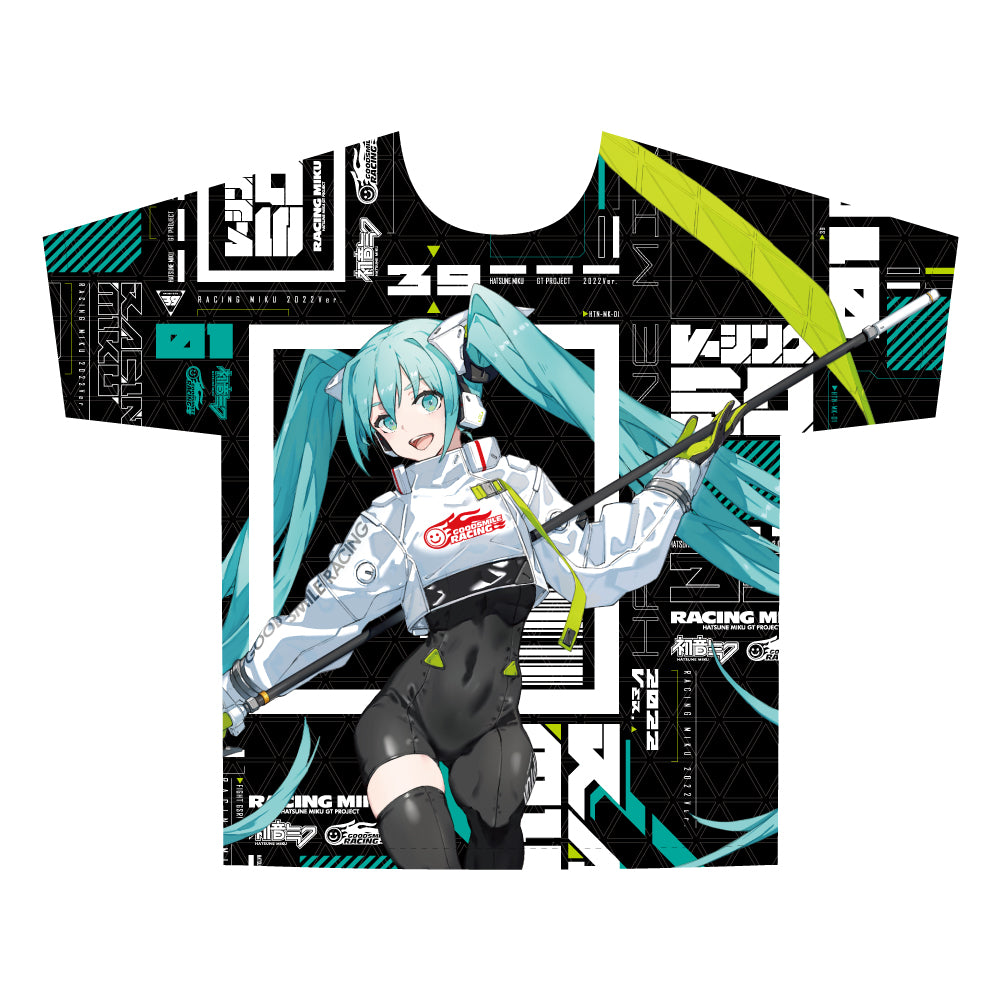 レーシングミク 2022Ver. フルグラフィックTシャツ vol.1（M,L,XLサイズ）
