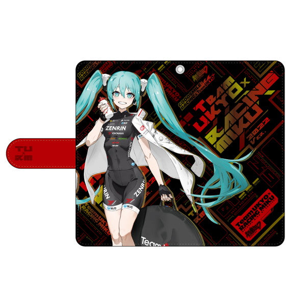 レーシングミク 2022TeamUKYO 応援Ver. 手帳型スマートフォンケース