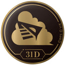 ヘブンバーンズレッド　部隊ロゴメタル缶バッジ/第31D部隊