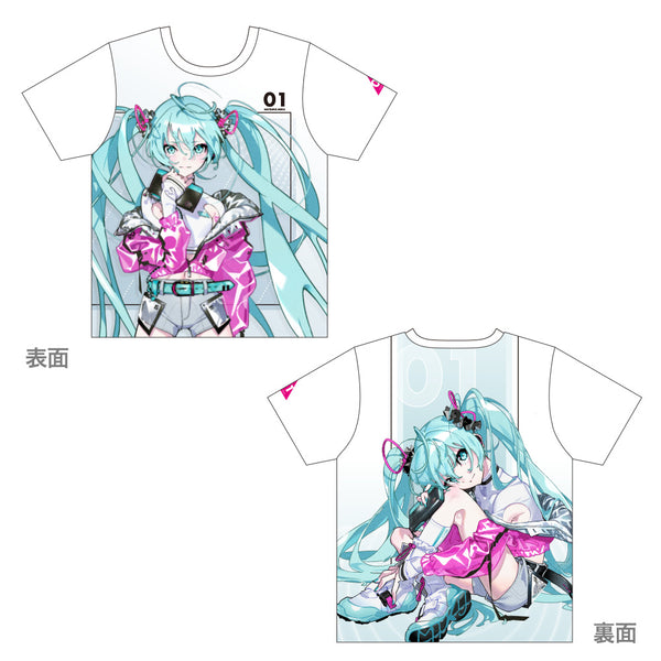 【新品未開封】初音ミク フルグラフィックTシャツ Art by 米山舞 XL 初音ミク フルグラフィックTシャツ Art by 米山舞