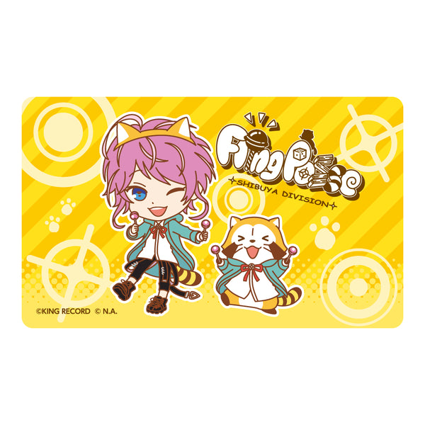 ヒプノシスマイク×ラスカル 光るICカードステッカー【飴村 乱数