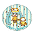 初音ミク×ラスカル2018 ダイカットクッション