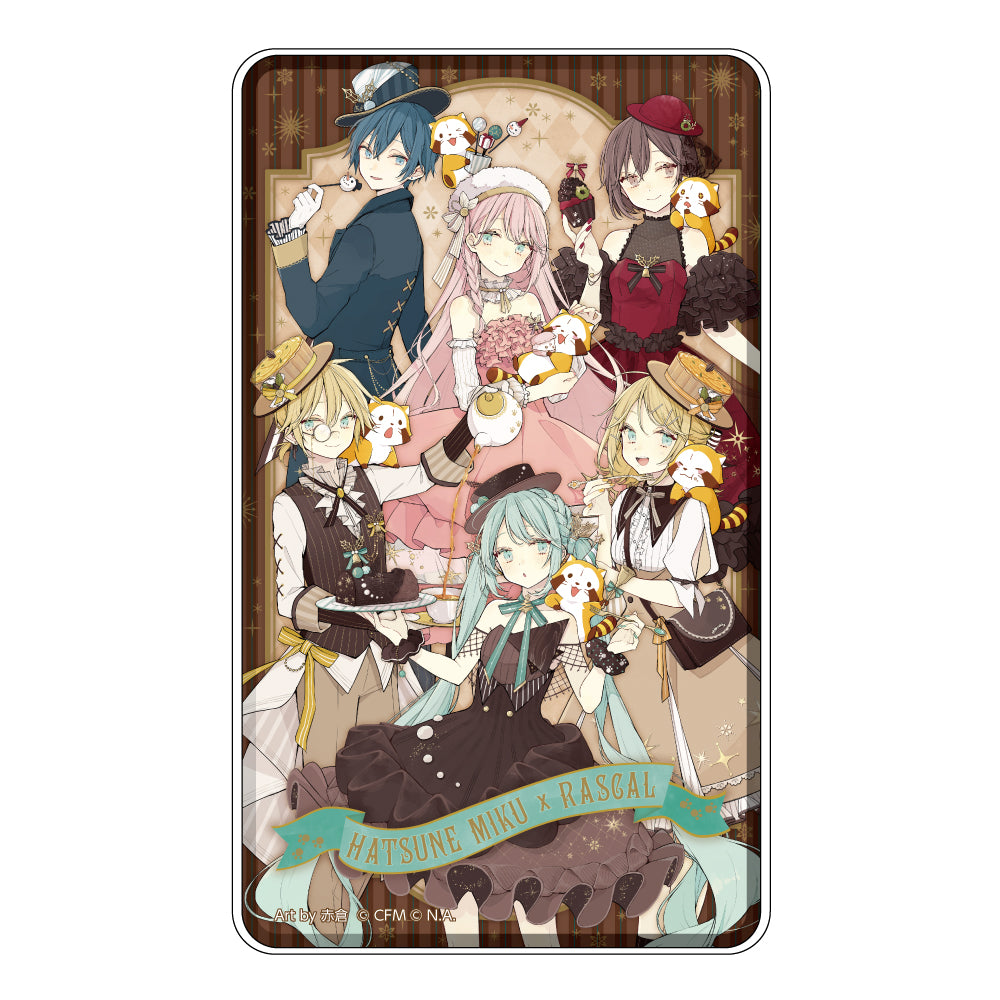 ラスカル 2020 初音ミク 缶バッジ 赤倉さん