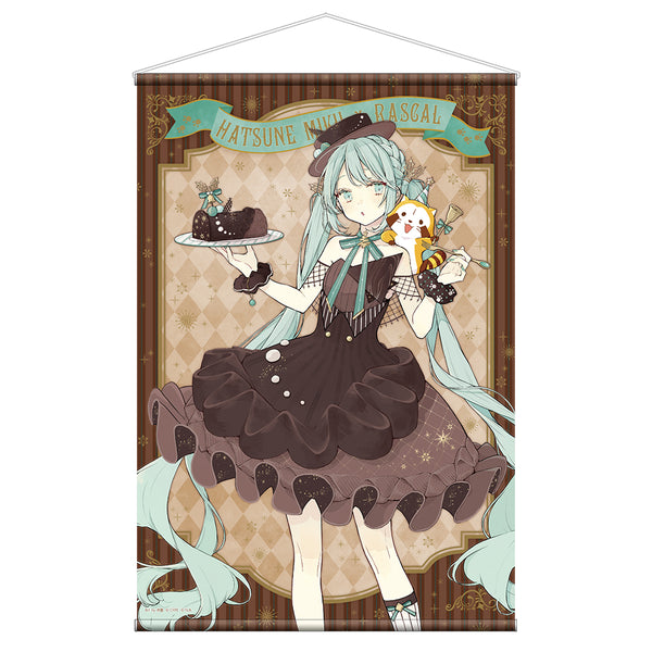 初音ミク×ラスカル2020冬 B2タペストリー