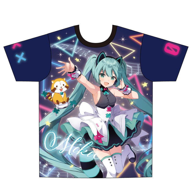 初音ミク×ラスカル2022 フルグラフィックTシャツ