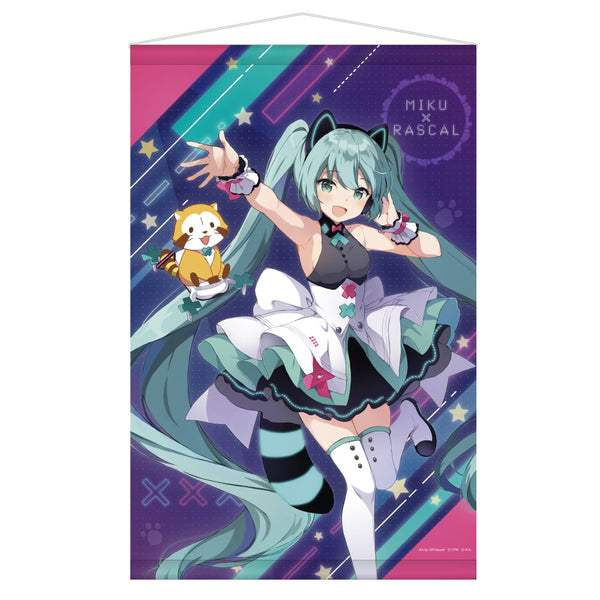 初音ミク×ラスカル2022　B2タペストリー