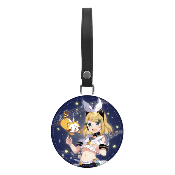 鏡音リン ラスカル 缶バッジ 赤倉 ボーカロイド 鏡音リン 赤倉先生 缶バッジ ラスカルコラボ | K