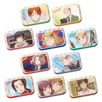 ヘタリア World★Stars トレーディングスクエア缶バッジ（単品）