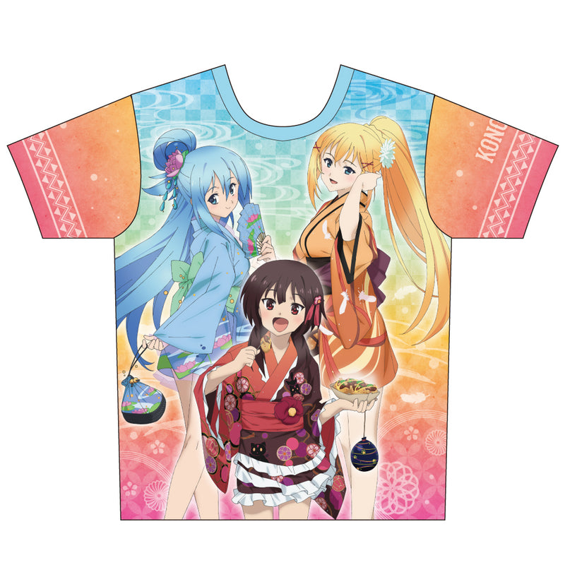 この素晴らしい世界に祝福を！ 描き下ろしフルグラフィックTシャツ