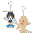 彼女、お借りします　ウッドキーホルダー/更科瑠夏