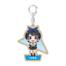 彼女、お借りします　ウッドキーホルダー/更科瑠夏