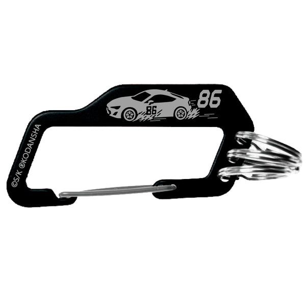 MF GHOST カラビナ付きキーホルダー