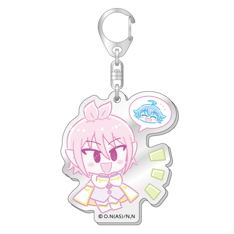 「魔入りました！入間くん」 ラメ入りアクリルキーホルダー あくまポップver./アスモデウス・アリス