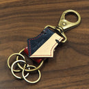 アイドルマスター ミリオンライブ！ 本革アンティークレザーキーホルダー【夜想令嬢 -GRAC&E NOCTURNE- ver.】