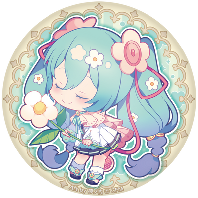 マジカルミライ2021 ぷにぷに缶バッジ【初音ミク①】