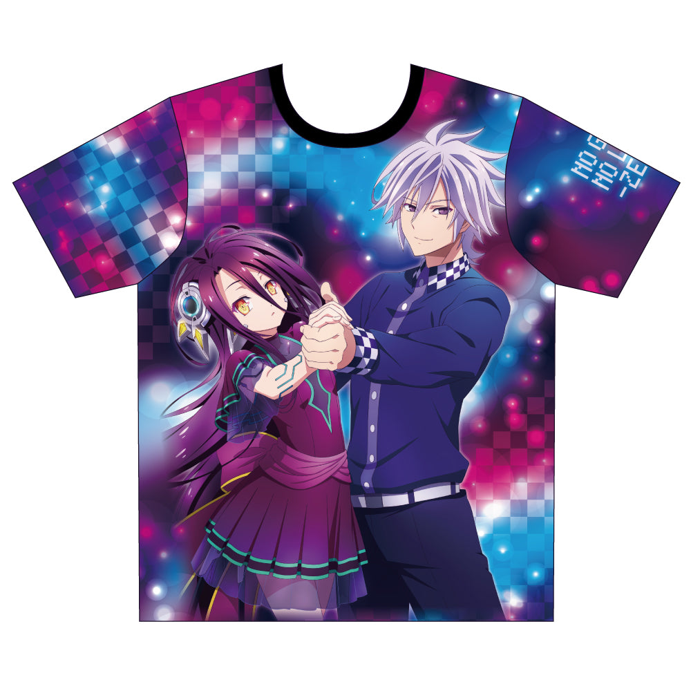 【未開封】ノーゲーム・ノーライフ 白 両面フルグラTシャツ Mサイズ 描き下ろし 「白」 両面フルグラフィックTシャツ ASCIENTE!Ver