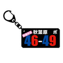 ポプテピピック　ナンバープレート風アクリルキーホルダー