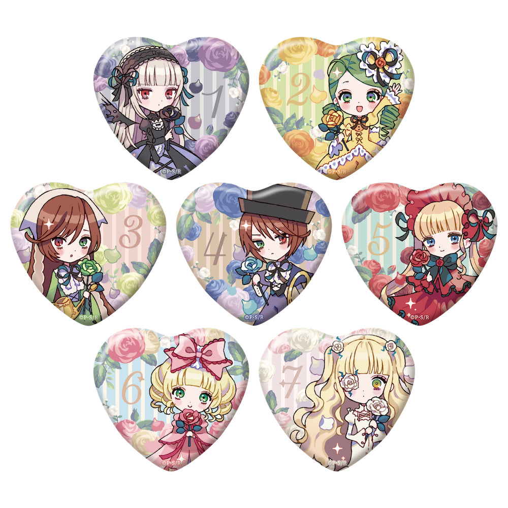 ローゼンメイデン ぶるーむフレンズトレーディングハート缶バッジ(BOX)| アニメ グッズ 通販 - COCOLLABO ( ココラボ )
