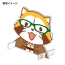 ラスカル×進撃の巨人 ハンジのアクリルメガネスタンド