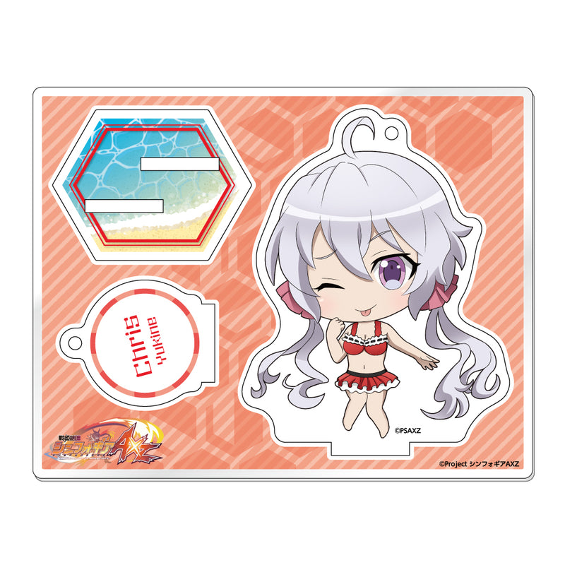 戦姫絶唱シンフォギアAXZ てへぺろアクリルスタンドキーホルダー【クリスver.】
