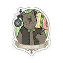 しろくまカフェ ダイカットステッカー/グリズリーさん