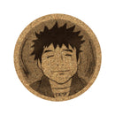 しろくまカフェ ラテアートコルクコースター/半田さん