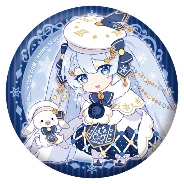 SNOW MIKU 2021 ぷにぷに缶バッジ/雪ミクver.