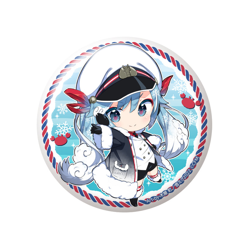 SNOW MIKU 2022 ぷにぷに缶バッジ/雪ミクver.