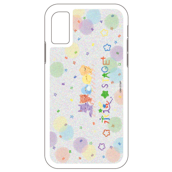 スタミュ 【iPhoneX/Xs専用】グリッターiPhoneケース/☆☆永遠★STAGE☆☆