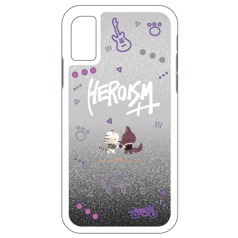 スタミュ 【iPhoneX/Xs専用】グリッターiPhoneケース/HEROISM++
